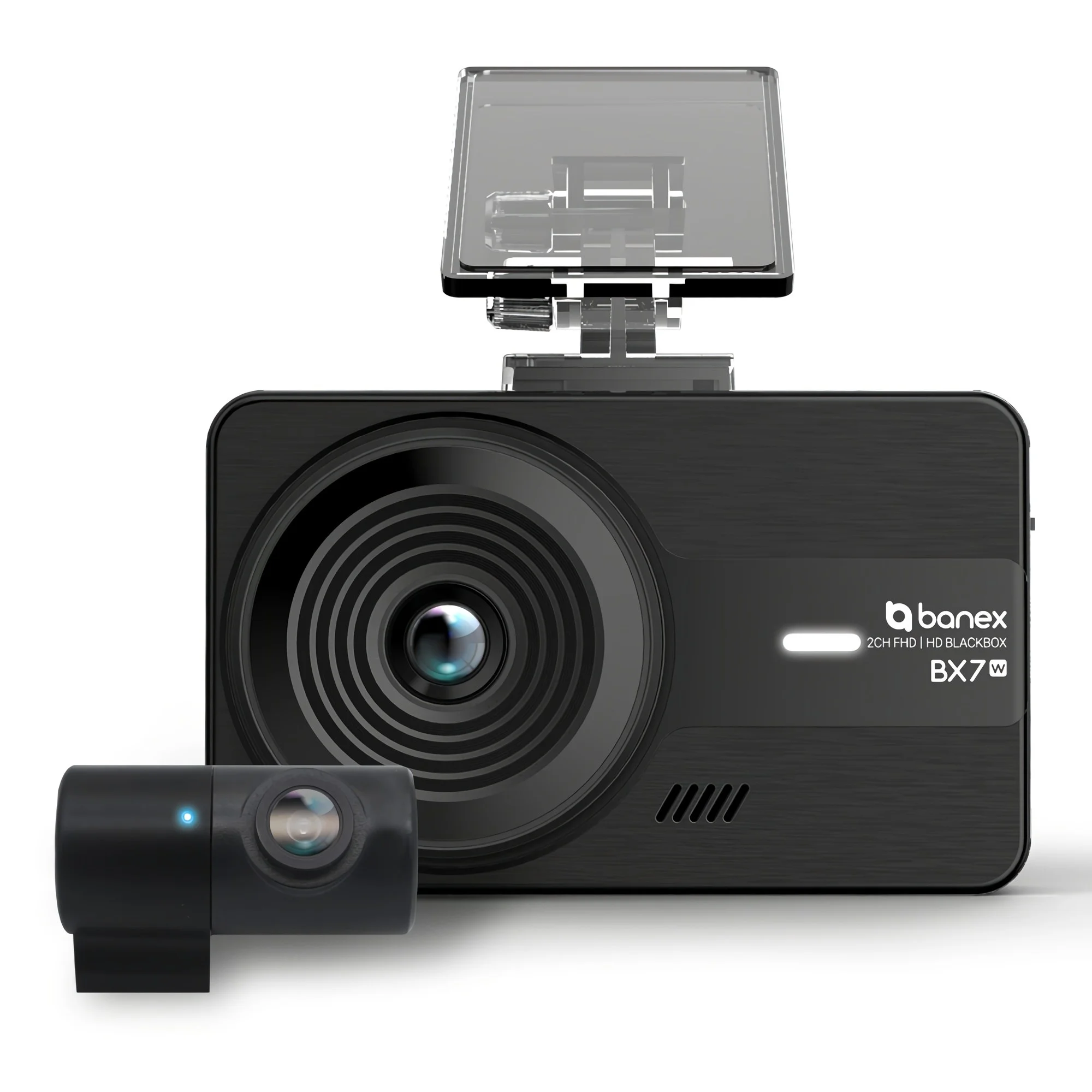 바넥스 전후방 FHD 2채널 블랙박스 BX7W, 32GB, 기본 구성품