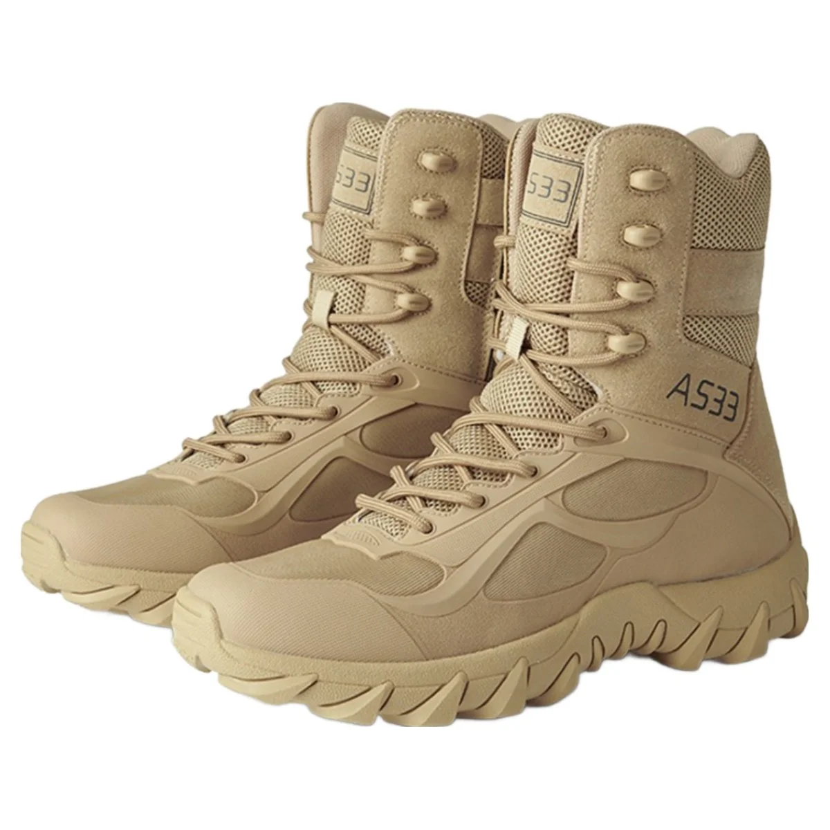 Aesero 남성용 등산화 아웃도어 방수 하이컷 통기성 전투화 초경량 트