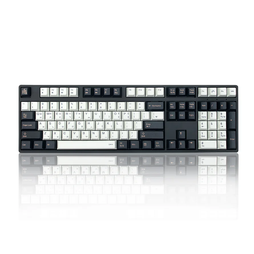 덱 108 헤슘 거북선 PBT 유선 일반형 키보드, 블랙에디션, CBL-