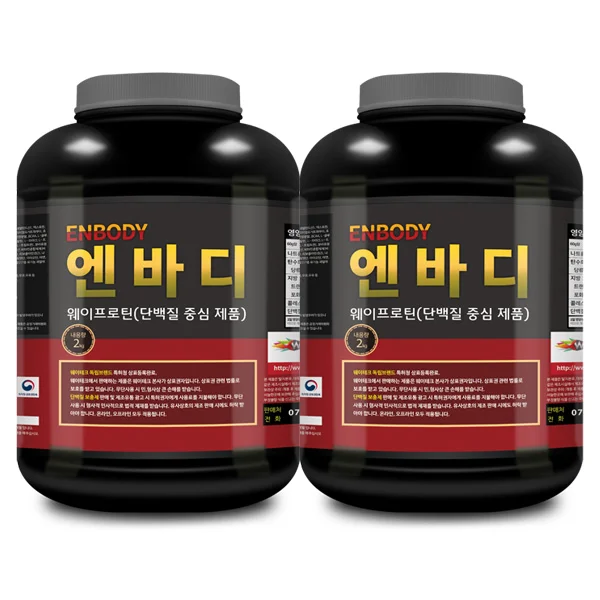 엔바디 웨이프로틴 고함량 단백질보충제 /프로틴 파우더 쉐이크, 2kg,