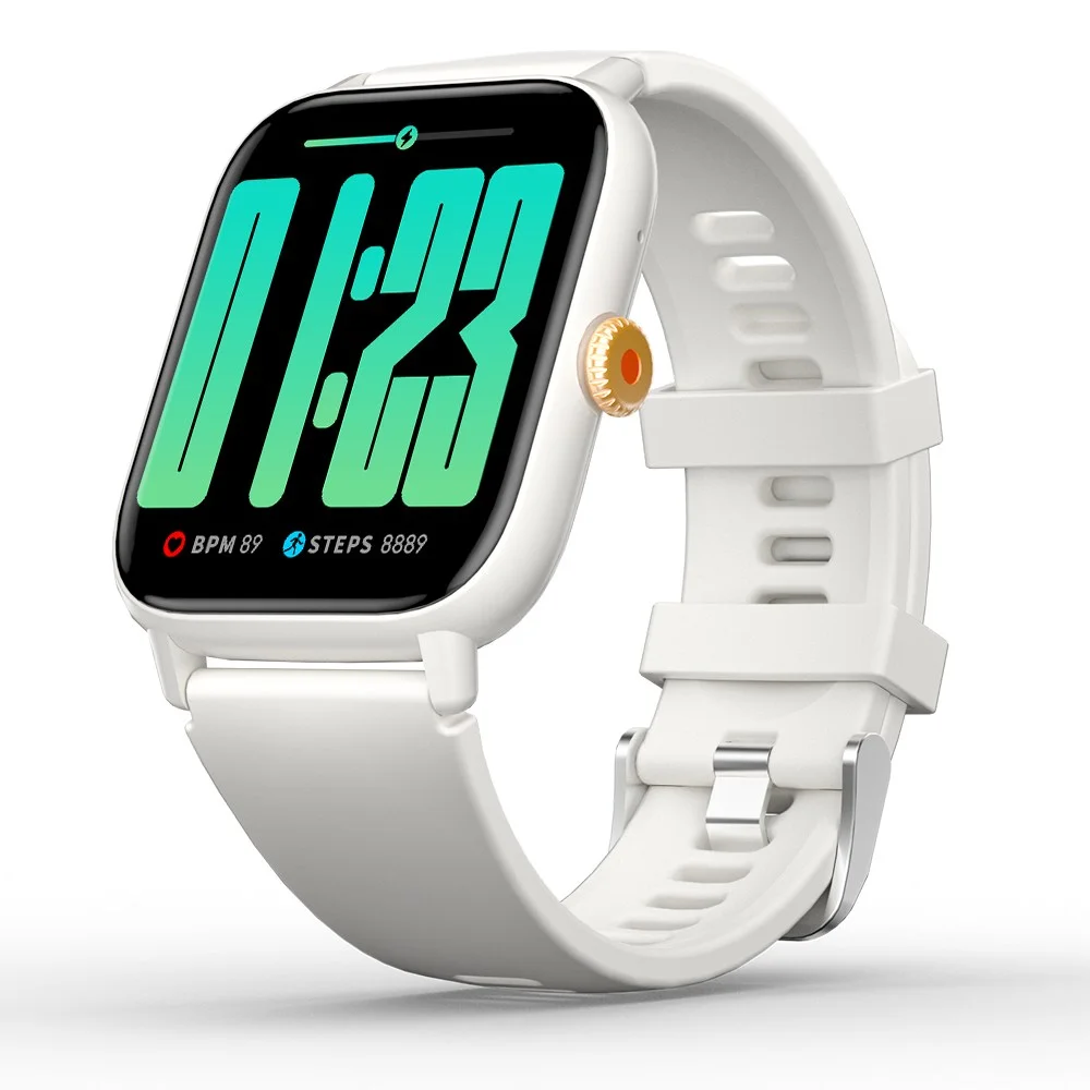 WAPIK 블루투스 통화 스마트워치 Z8 한글판 GPS, 화이트, 4.8